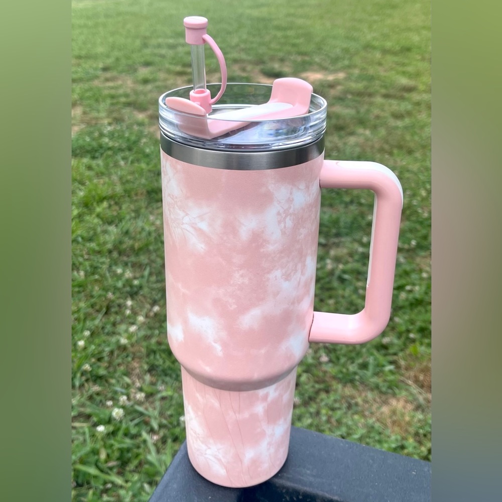 40oz Tie Dye Tumbler. Double wall insulated.